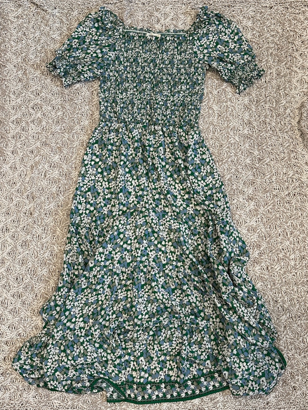 Max Studio Green Floral Maxi Dress